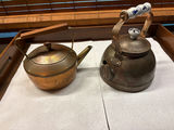 Two vintage metal kettles - thumbnail 2 of 3