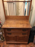 Wooden vanity dresser with mirror frame 32x18x33 - thumbnail 1 of 3
