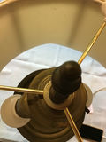 Table lamp with urn-shaped base and fabric shade - thumbnail 4 of 4