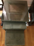 Set of 3 rectangular slate stacking tables - thumbnail 1 of 2