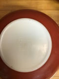 Set of three red PYREX exterior ceramic bowls - thumbnail 2 of 2