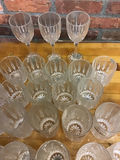 Crystal glassware: wine glasses and patterned tumblers - thumbnail 2 of 2