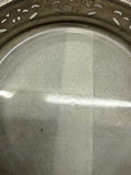 Round metal serving dish with PYREX glass insert - thumbnail 2 of 2