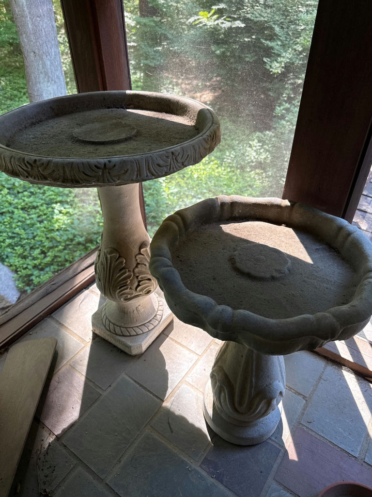 Two Stone Pedestal Basins - image 2 of 2