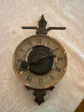 Antique mechanical clock movement with exposed gears - thumbnail 1 of 3