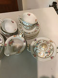 Floral porcelain dinnerware and tea set - thumbnail 3 of 3