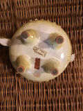 Yellow ceramic sheep-shaped bowl - thumbnail 2 of 3