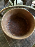 Copper pot with curved bail handle - thumbnail 2 of 2