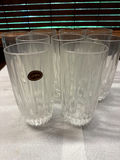 Set of Godinger faceted crystal tumblers - thumbnail 1 of 2