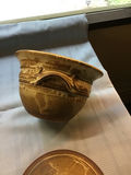 Brown glazed ceramic lidded crock - thumbnail 4 of 5