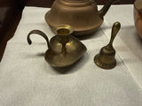 Two copper kettles with brass accessories - thumbnail 2 of 4