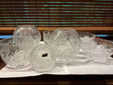 Set of etched crystal bowls - thumbnail 2 of 3