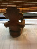 Mexican folk art terracotta clay statue - thumbnail 3 of 4