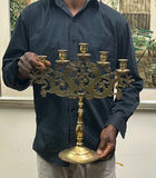 Brass Dragon Candelabra - thumbnail 3 of 5