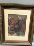 Watercolor Cow Painting - thumbnail 2 of 3