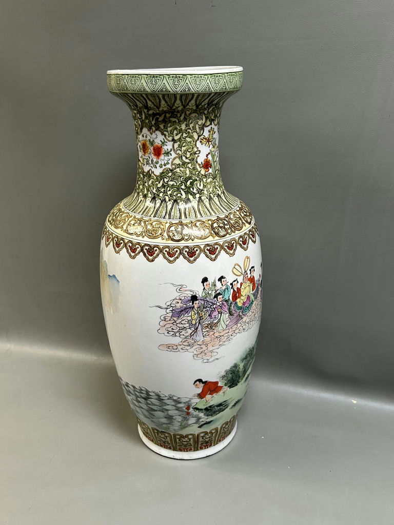 Chinese Famille Rose Large Vase - image 7 of 8