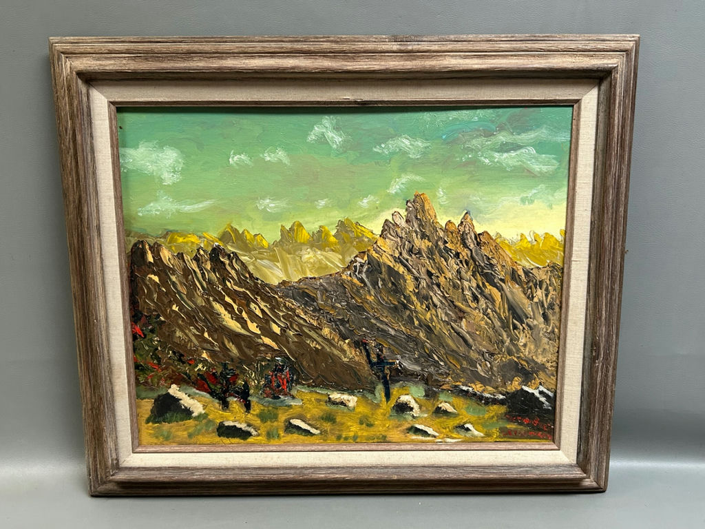 Signed Impressionist Landscape Painting - image 1 of 6