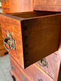 Antique Birds Eye Maple Secretary Chest of Drawers - thumbnail 8 of 9