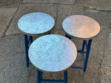 Safavieh Kenzie Navy Blue Bar Stools - thumbnail 3 of 5