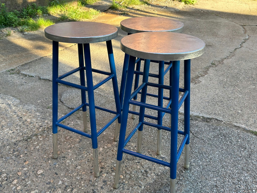 Safavieh Kenzie Navy Blue Bar Stools - image 5 of 5
