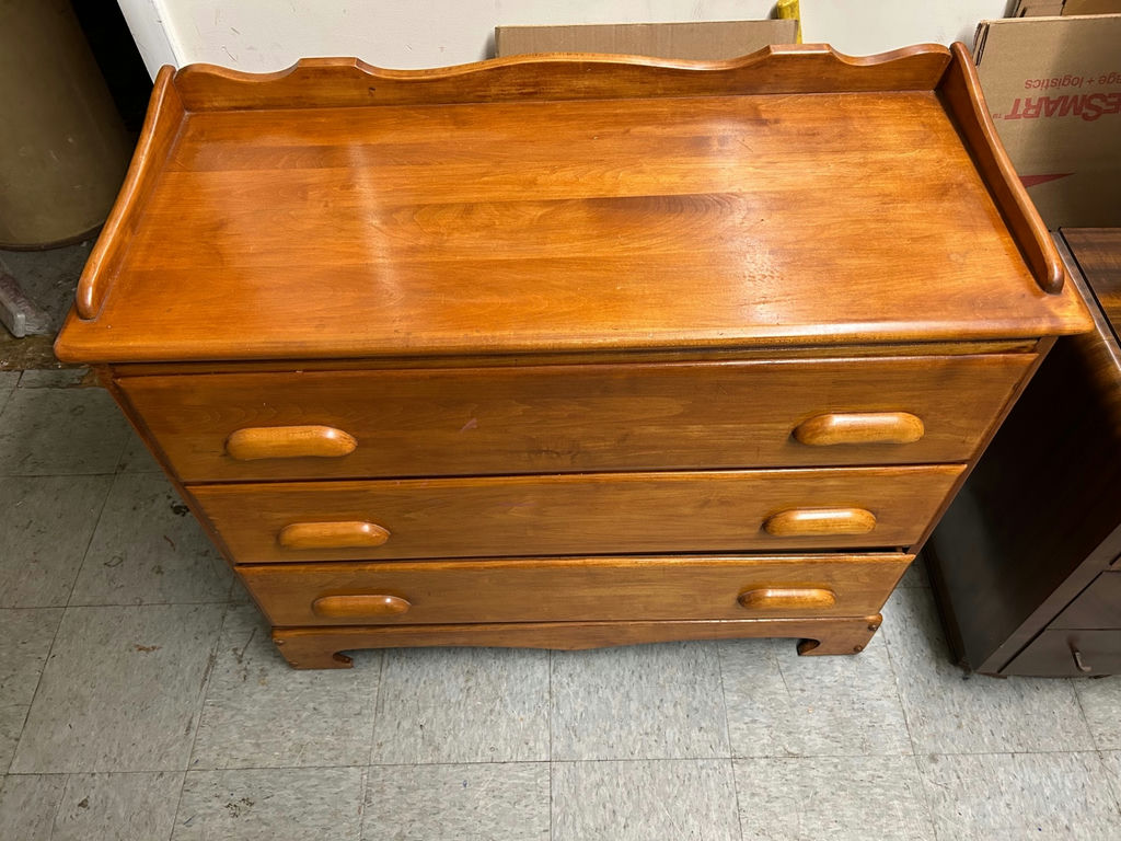Maple Three Drawer Dresser  - image 3 of 8