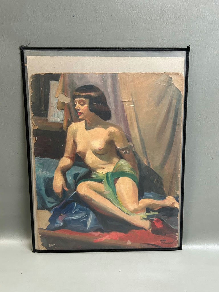  Nude Female Oil Painting  - image 2 of 6