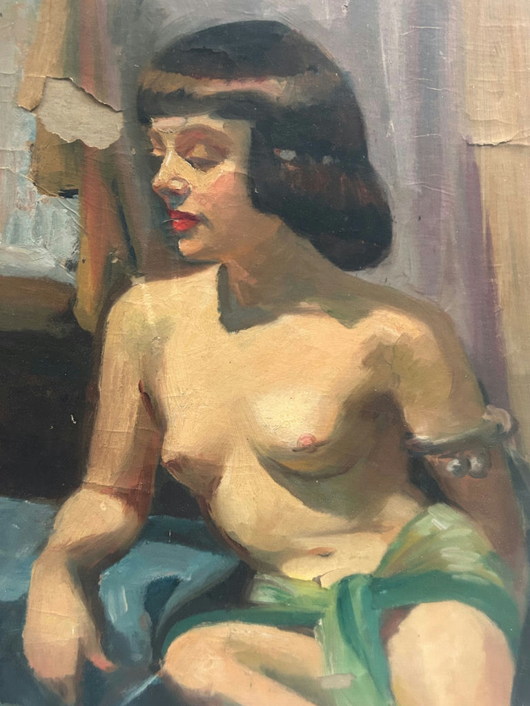  Nude Female Oil Painting  - image 5 of 6