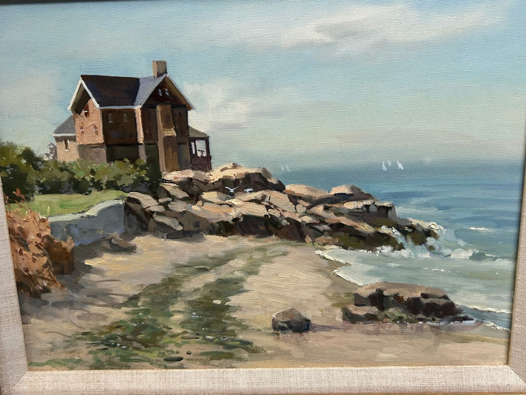 Coastal Seascape Oil Painting  - image 3 of 5