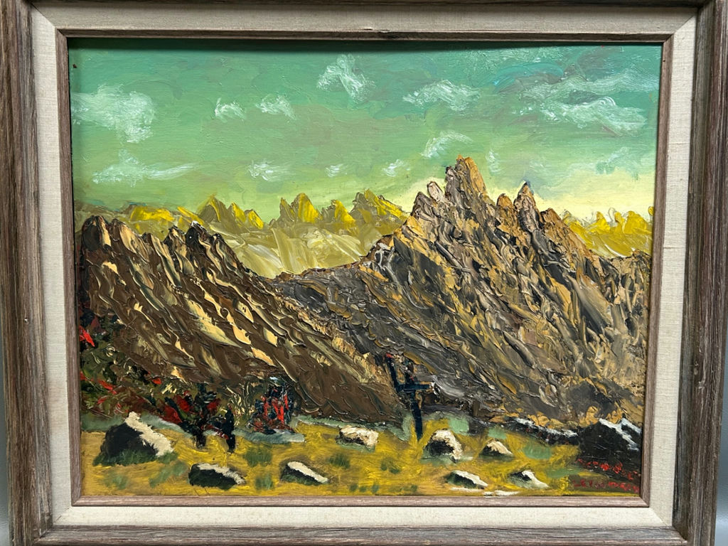 Signed Impressionist Landscape Painting - image 5 of 6
