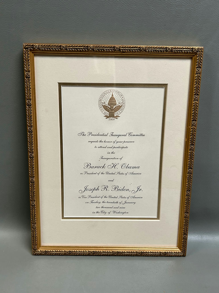 2009 Official invitation President Inauguration Obama and Biden - image 1 of 4