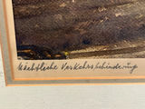German Watercolor Impressionist Painting Signed and Dated - thumbnail 3 of 7