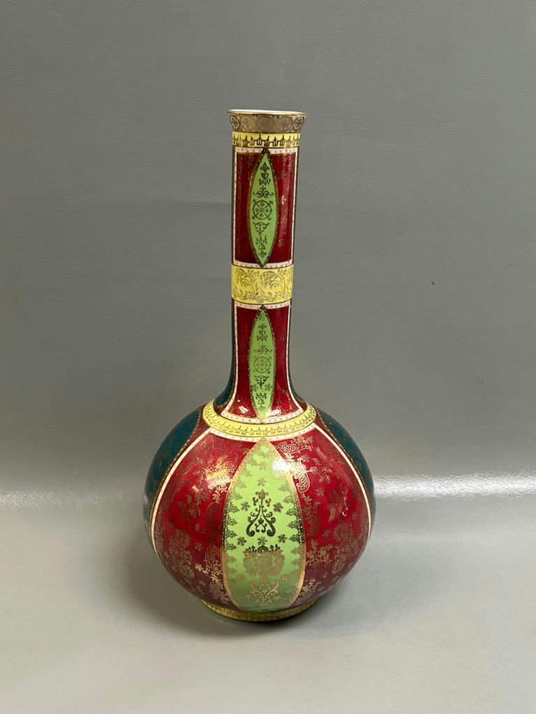 Austrian Porcelain Vase Beehive Mark - image 4 of 5