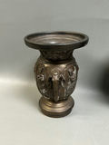 1900s Pair of Japanese Bronze Vases - thumbnail 7 of 7