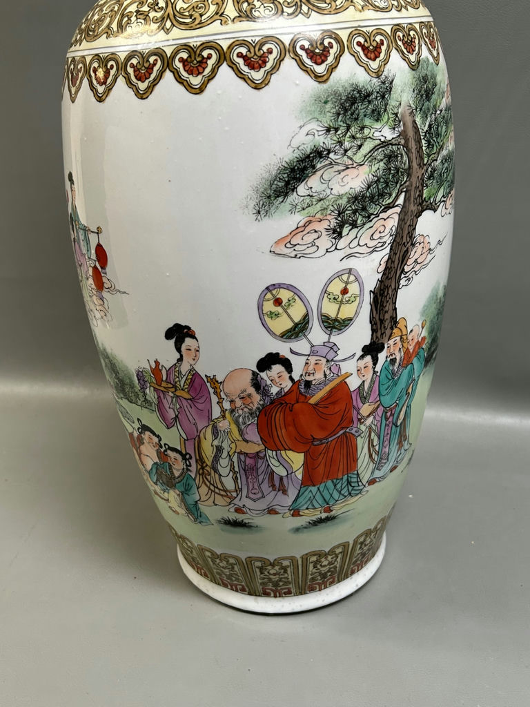 Chinese Famille Rose Large Vase - image 3 of 8