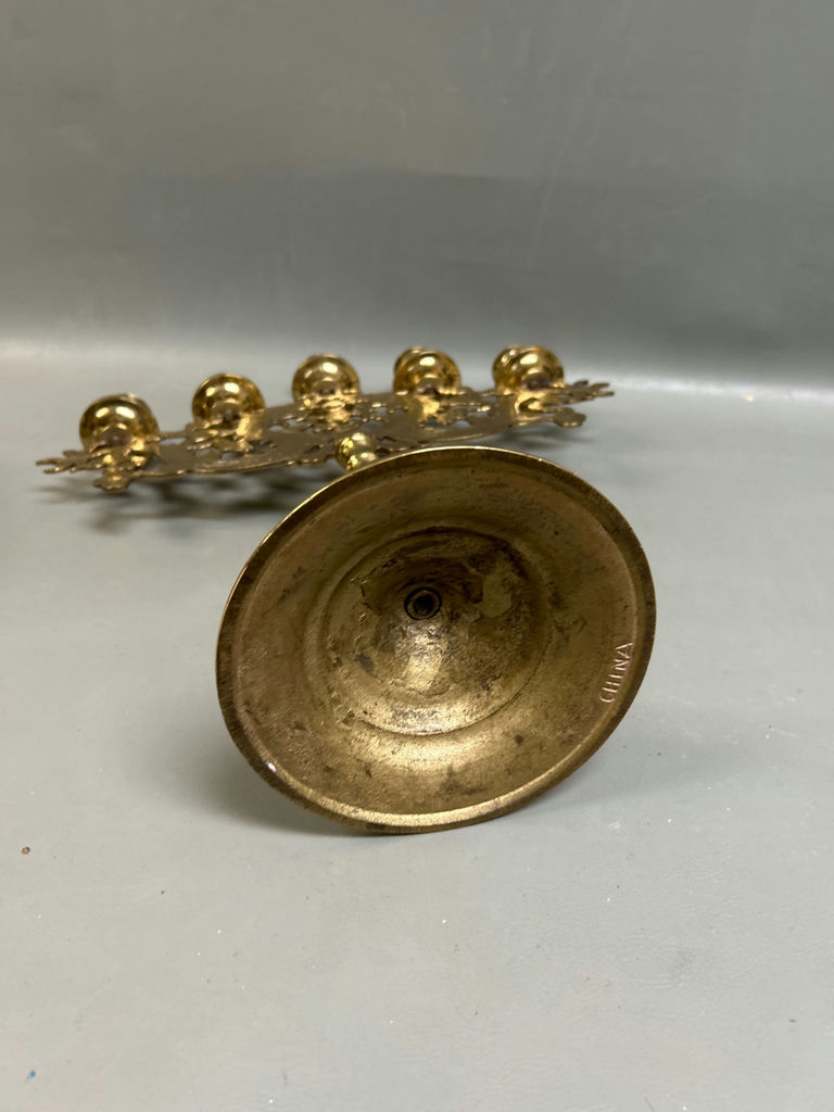 Brass Dragon Candelabra - image 5 of 5