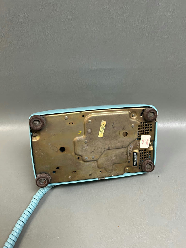Vintage Aqua Blue Bell System Rotary Dial Phone - image 6 of 7