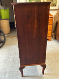 Antique Birds Eye Maple Secretary Chest of Drawers  - thumbnail 5 of 9