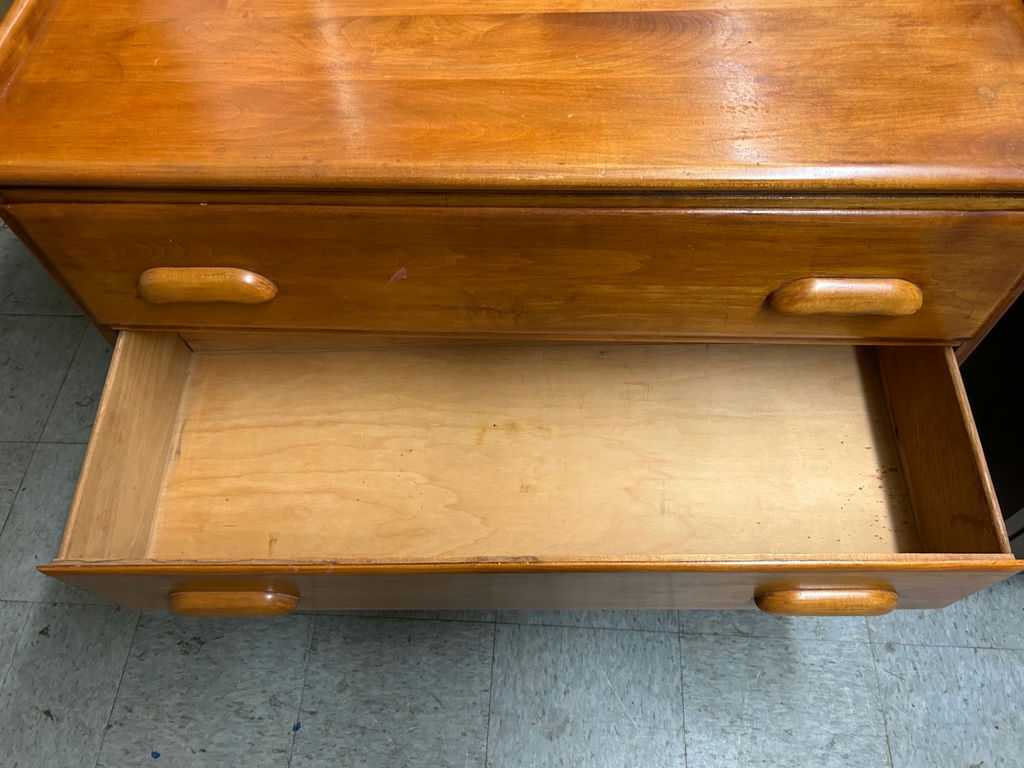 Maple Three Drawer Dresser  - image 7 of 8