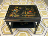 Signed Katherine Henrick Chinoiserie Glass Top Table - thumbnail 3 of 7