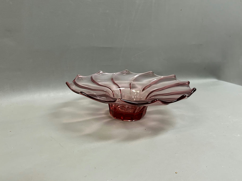 Duncan Miller Swirl Glass Dish Center Piece - image 3 of 7