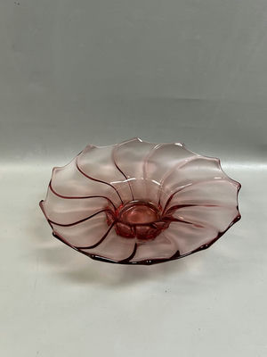 Duncan Miller Swirl Glass Dish Center Piece - Image 1 of 7