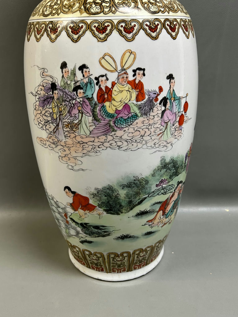 Chinese Famille Rose Large Vase - image 6 of 8