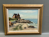 Coastal Seascape Oil Painting - thumbnail 1 of 5