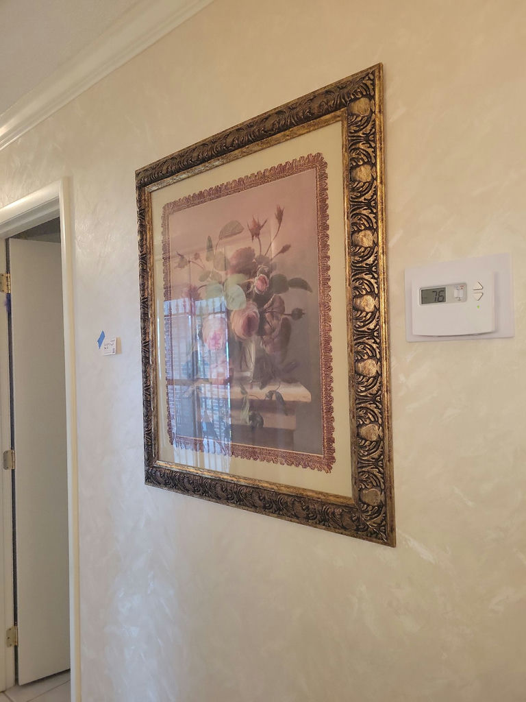 Framed Floral Wall Art - image 1 of 4
