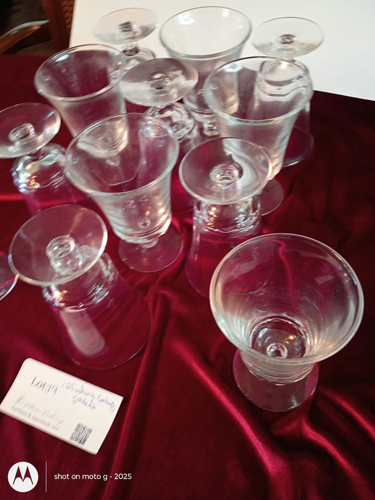 Set of 12 Clear Glass Goblets - image 3 of 9