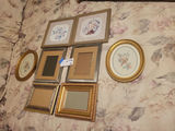 Assorted Framed Floral and Bird Wall Art with Empty Picture Frames - thumbnail 1 of 6