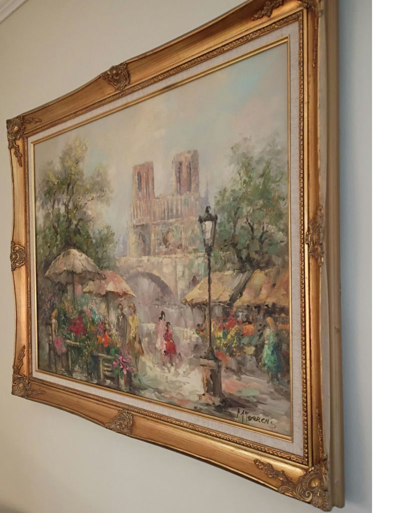 Framed Oil Painting by M. Torrens - image 3 of 10