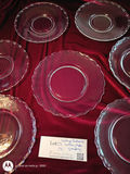 Set of Seven Fostoria Century Glass Plates - thumbnail 1 of 4