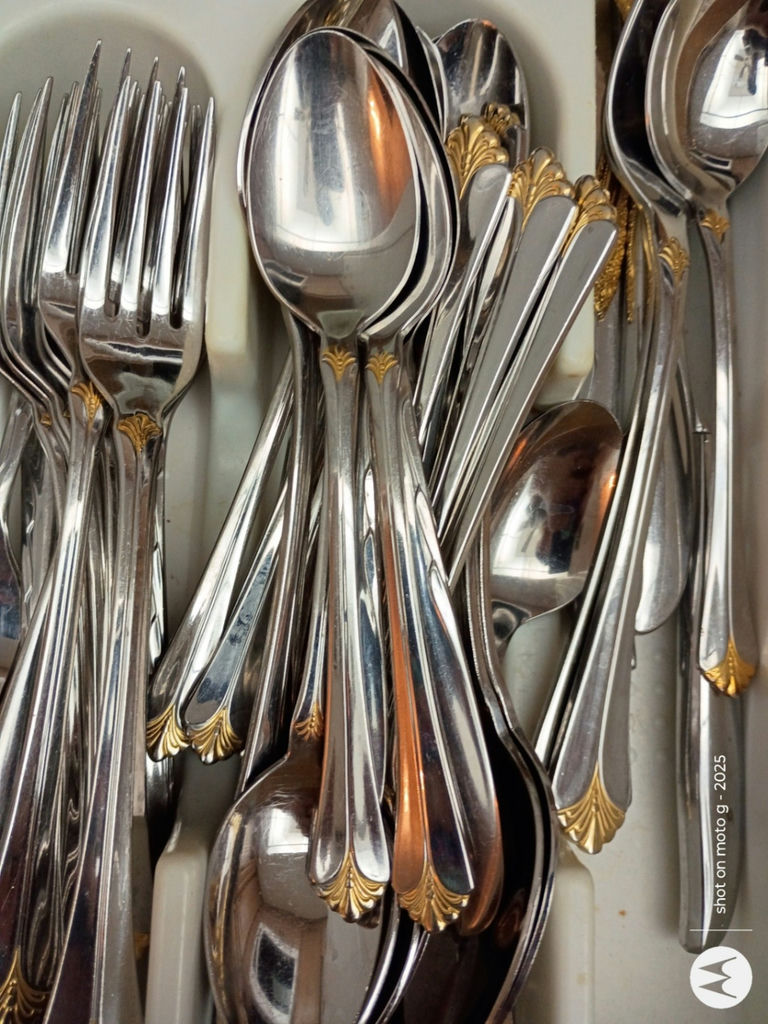 Assorted Stainless Steel Flatware and Serving Utensils - image 2 of 4