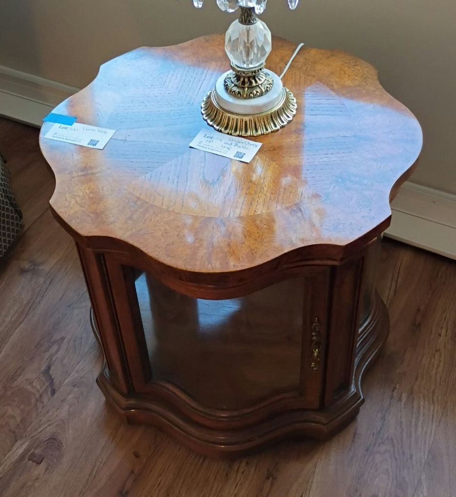 Wood Curio Side Table - image 2 of 5